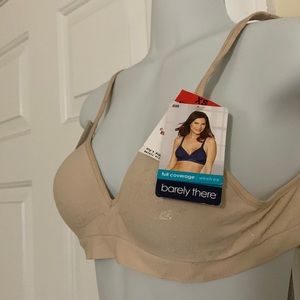 XS Barely There Wirefree Soft Taupe Bra NWT